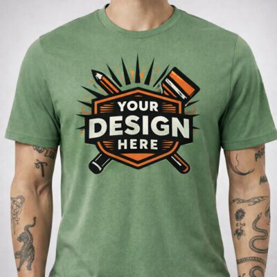 Premium Soft Cotton Short Sleeve Tee - Full Color Printing Thumbnail