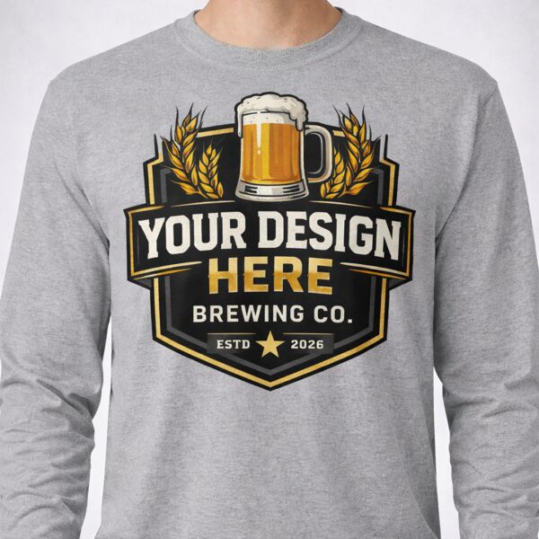 Heavy Cotton™ Long Sleeve T-Shirt - Full Color Printing Thumbnail