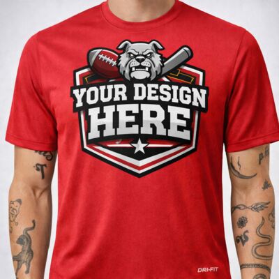 PosiCharge ® Moisture Wicking Competitor Tee - Full Color Printing Thumbnail