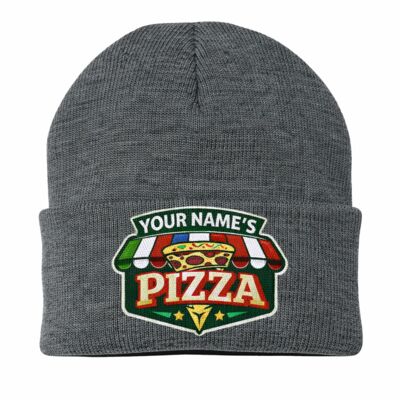 Classic Embroidered Knit Hat Thumbnail