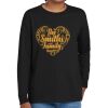 Youth Heavy Cotton 100% Cotton Long Sleeve T Shirt Thumbnail